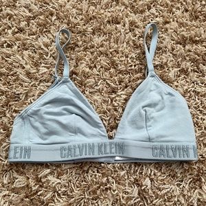 Calvin Klein blue bralette